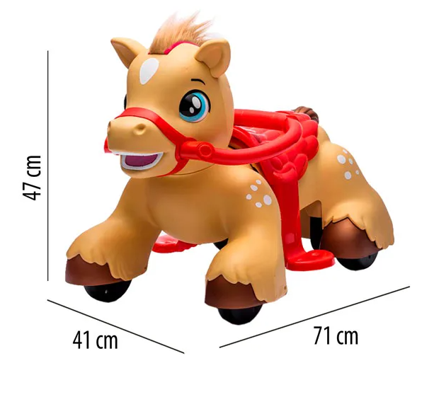 Caballo montable para niña hotsell