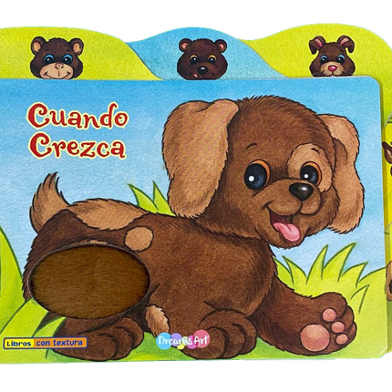 Set 4pz Libros con textura 20x15cm 10 paginas Surtido