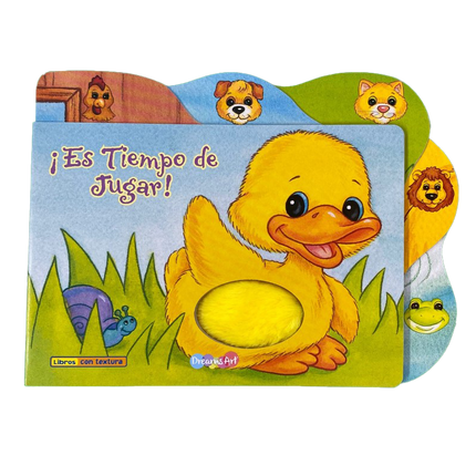 Set 4pz Libros con textura 20x15cm 10 paginas Surtido