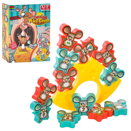 Juego de mesa ratones cayendo
