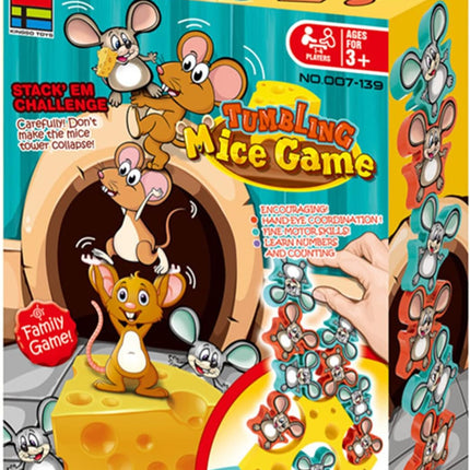Juego de mesa ratones cayendo