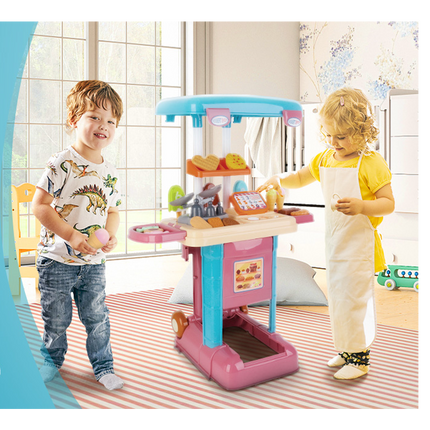 Carrito 3 en 1 tienda de postres