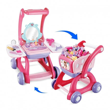 Set de Belleza Infantil 2 en 1 Carrito para niñas storyland