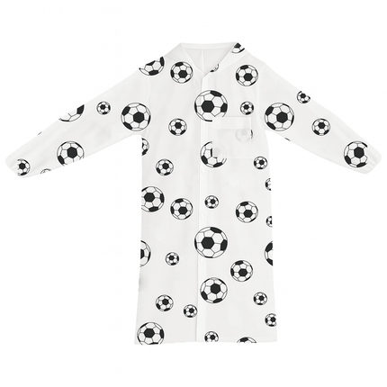 Impermeable Con Diseño De Balones De Soccer, Capucha Y Botones, Ideal Para Lluvia, Eventos Deportivos Y Mundial