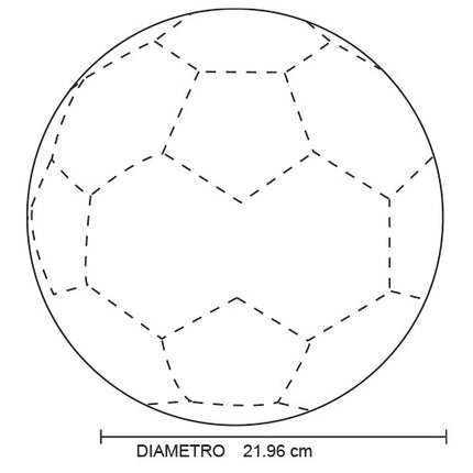 Balón de Fútbol Mexico No. 5 – 32 Gajos, Acabado Texturizado y Alta Resistencia