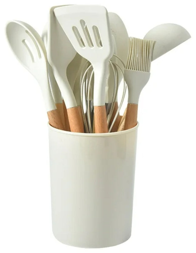 Juego De Utensilios De Cocina De Silicona 9 Pzas 060607 - Storyland