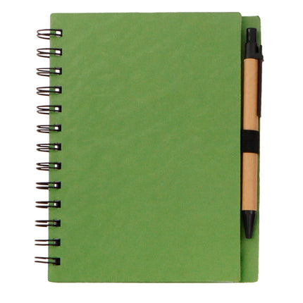 🎒Libreta de Cartón Ecologica con 70 Hojas Raya y Bolígrafo Incluido ✨
