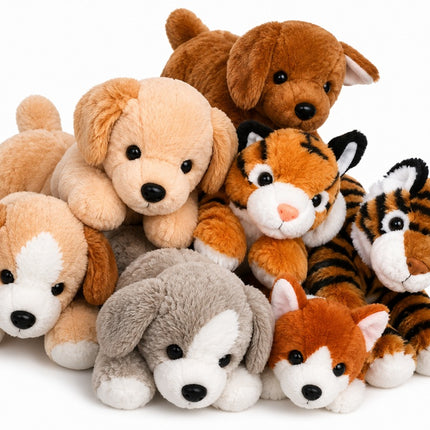 🧸 Peluches Suaves Modelos Variables para Fiestas, Bolos y Regalos Sorpresa