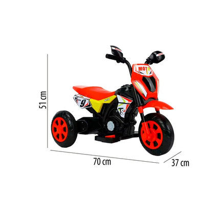 MOTOCICLETA MONTABLE ELECTRICA CON LUZ Y SONIDO