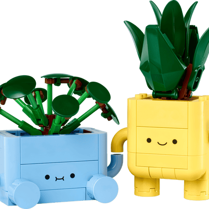 Plantas Felices de Construcción, Juguete Creativo Infantil 217 piezas