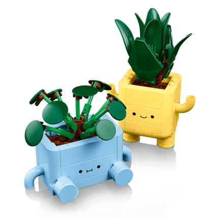 Plantas Felices de Construcción, Juguete Creativo Infantil 217 piezas