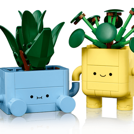 Plantas Felices de Construcción, Juguete Creativo Infantil 217 piezas