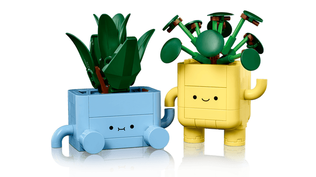 Plantas Felices de Construcción, Juguete Creativo Infantil 217 piezas