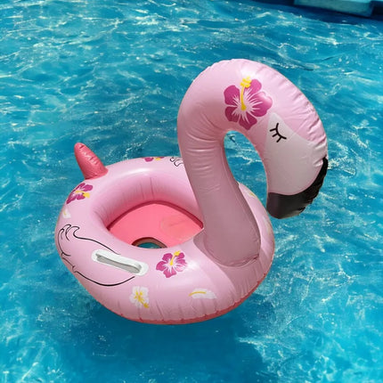 Flamingo inflable Salvavida Rosa 70 cm 108885 -Storyland