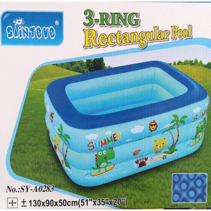 Alberca Inflable rectangular Azul 150 cm 108905 - Storyland