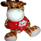 JIRAFA CON CORAZÓN 30 CM