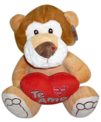 Peluche LEON 24 CM para Fiestas, Bolos y Regalos Sorpresa