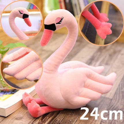 Peluche  CISNE ROSA 24 CM para Fiestas, Bolos y Regalos Sorpresa
