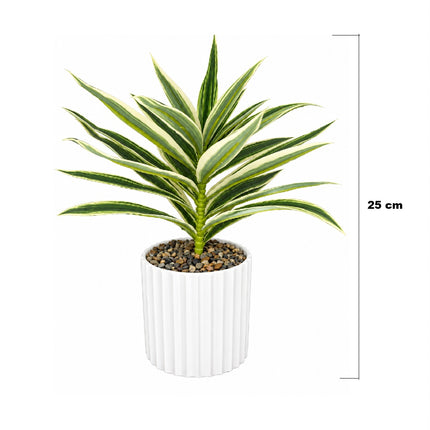 Maceta cancion de la india decorativa artificial 25 cm para el hogar, oficina, regalo