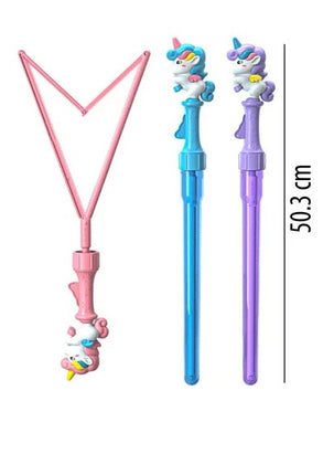 Burbuja Unicornio 50 cm 1 Pieza – Pompa de jabon Infantil para Fiestas, Eventos, Piñatas y Diversión al Aire Libre