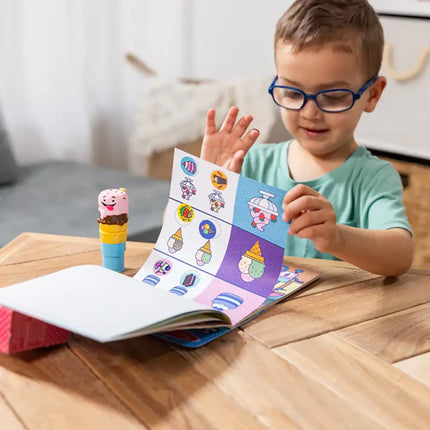 Bloc de actividades y sello de pegatinas Sticker WOW
