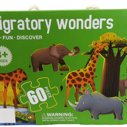 Rompecabezas Migración Maravillosa de Animales 60 Piezas – Diversión y Aprendizaje para Niños Storyland 146188