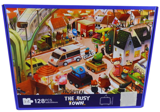 Rompecabezas ciudad 128 piezas 148686 Storyland