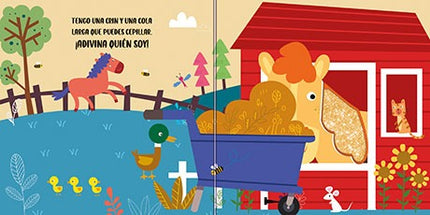 Libro Texturas En La Granja 16pag 18x18cm