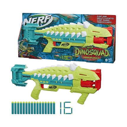 Nerf  Lanzador de dardos Armorstrike Dinosaurio