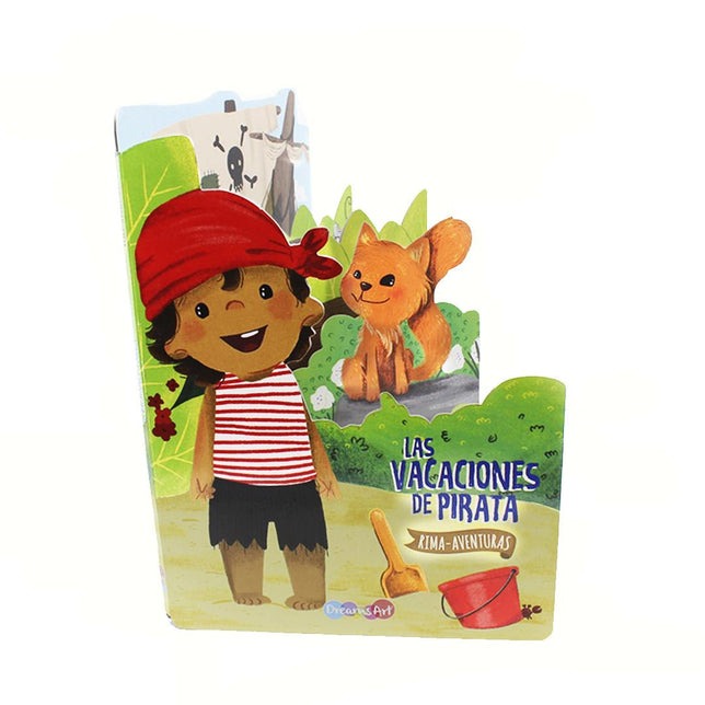 Libro cuento Rimaventuras Las vacaciones de pirata 8pag 22x16cm