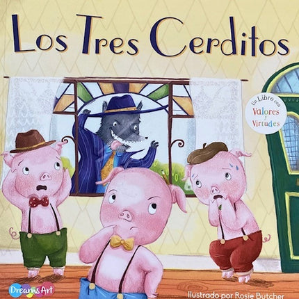 Cuento Los tres cerditos 24pag 25x25cm