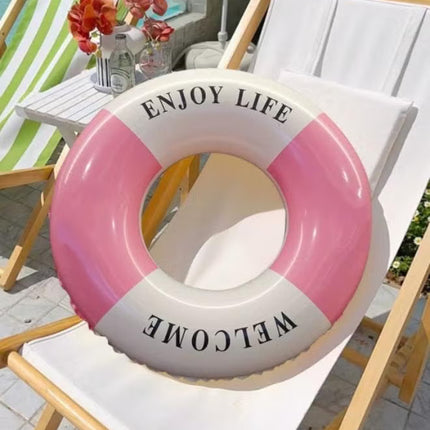 Salvavidas Inflable 80 cm Multicolor – Flotador Dona para Alberca y Playa, Ideal para Niños