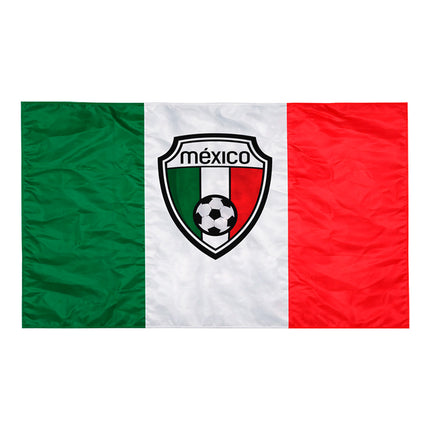 Bandera Tricolor Con Mangas Para Mundial, Fútbol, Fiestas Patrias Y Apoyo A La Selección Mexicana