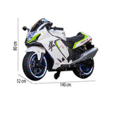 Motocicleta Montable Electrica Storyland color Blanca 2040022