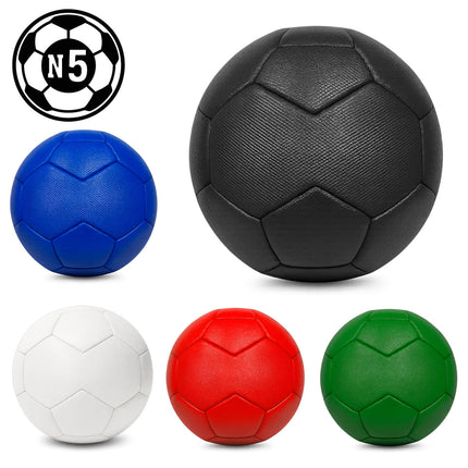 Balón de Fútbol CR7 No. 5 – 32 Gajos Cosidos a Máquina, Acabado Texturizado y Alta Resistencia