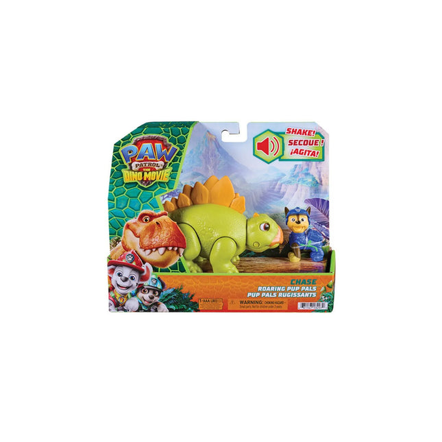 Paw Patrol Figuras Dino Roaring Y Cachorro 1pza