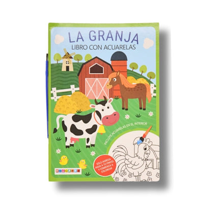 LIBRO CON ACUARELAS LA GRANJA