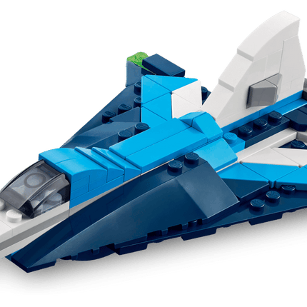 Bloque Aeronave 3 EN 1 : Avión de Carreras 178 piezas