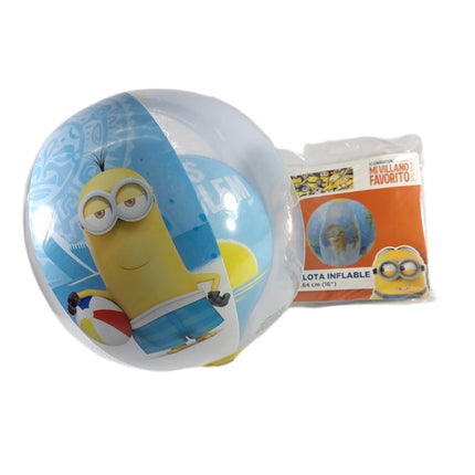 Pelota inflable para playa 50 cm mi villano favorito