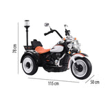 Motocicleta Montable Electrica  Storyland color Blanca 3400211