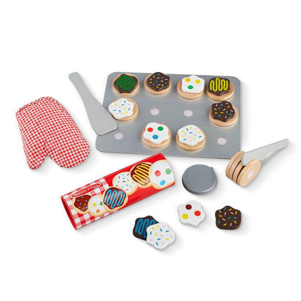 Corta y hornea galletas Juego de comida de madera