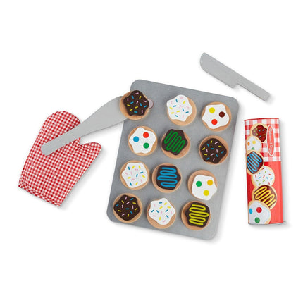 Corta y hornea galletas Juego de comida de madera