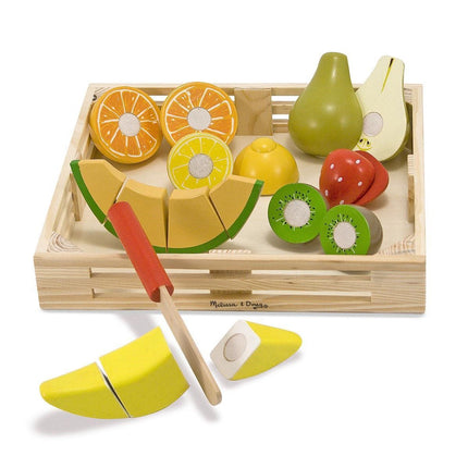 Frutas de madera para cortar
