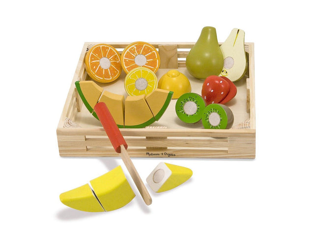 Melissa & Doug Frutas de madera para cortar