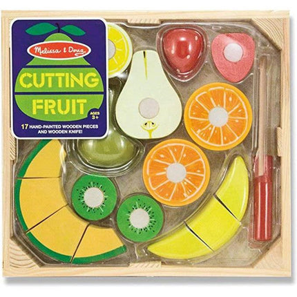 Frutas de madera para cortar
