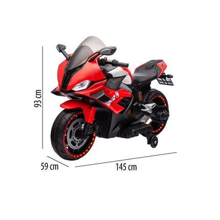 Motocicleta Montable electrica Roja  Storyland 3910019A-2
