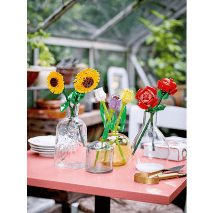 Flores  Girasoles Armables, Decoración Elegante para Escritorio y Hogar  191 piezas🌻