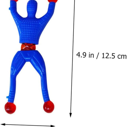 20 Pzas de Muñecos Escalador de Pared Regalitos para Fiesta Infantil Juguetes Pegajosos de Mano, Muñeco Maromero Colores Surtidos, Juguetes para Piñata.Bolos Relleno bolsa de Regalo ZJ-0545