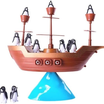 Juego de Mesa Equilibrio Pingüino Pirata – 59 Piezas de Risas y Retos para Niños