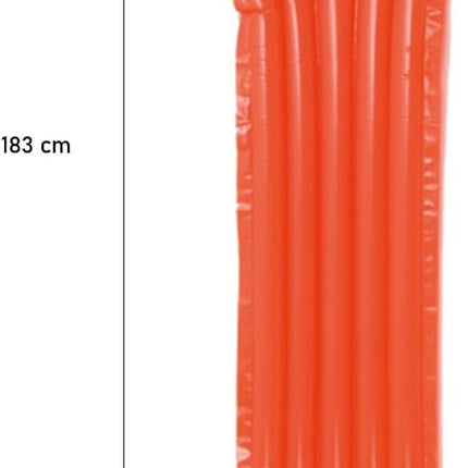 Colchoneta de Verano Inflable Transparente – 183 x 69 cm, Ideal para Playa, Piscina y Camping, Durable y Fácil de Transportar